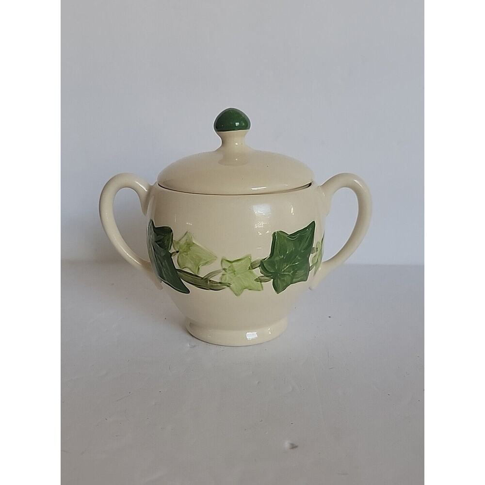 Vintage Franciscan Ware American Ivy Sugar Bowl W Lid